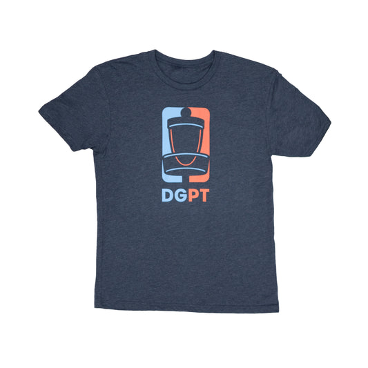 Disc Golf Pro Tour T-Shirt - Heather Navy