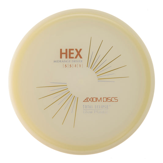 Axiom Hex - Total Eclipse Yellow Core White Rim 177g | Style 0079