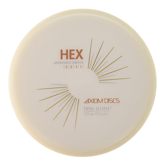 Axiom Hex - Total Eclipse White Core Blue Rim 177g | Style 0081