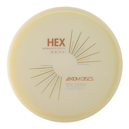 Axiom Hex - Total Eclipse Yellow Core White Rim 178g | Style 0046