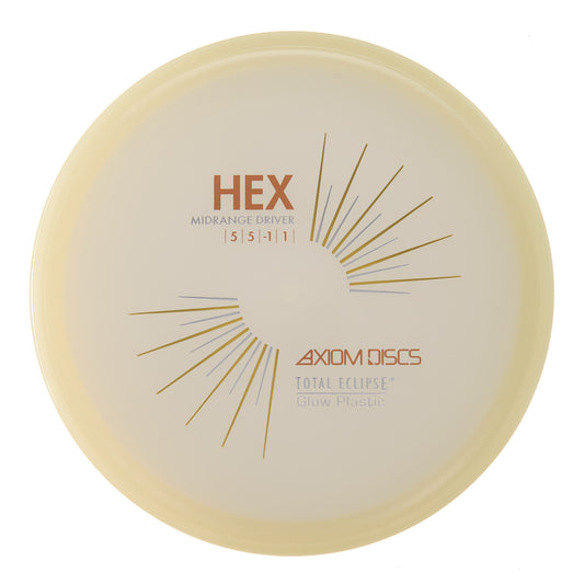 Axiom Hex - Total Eclipse Blue Core Yellow Rim 178g | Style 0049