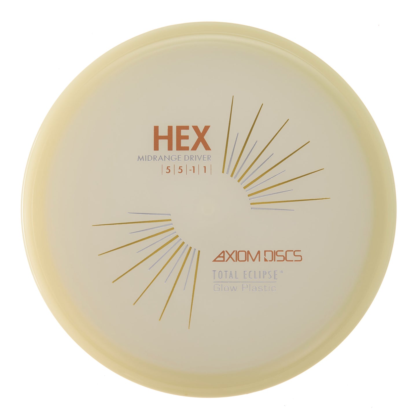 Axiom Hex - Total Eclipse Green Core Yellow Rim 179g | Style 0023