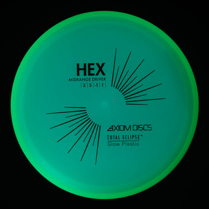 Axiom Hex - Total Eclipse Green Core Yellow Rim 179g | Style 0023