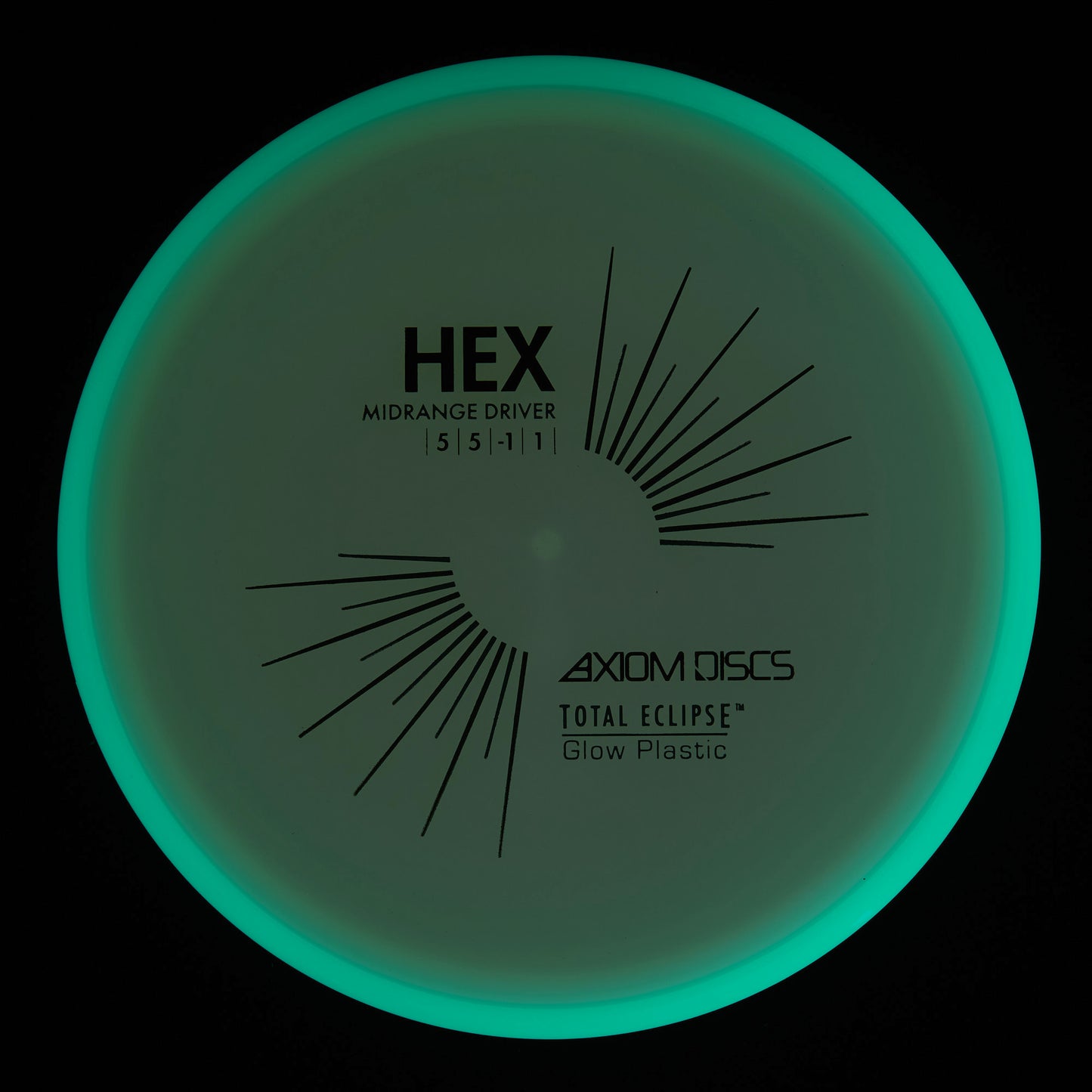 Axiom Hex - Total Eclipse    Eclipse Pink Core Green Rim 180g | Style 0002