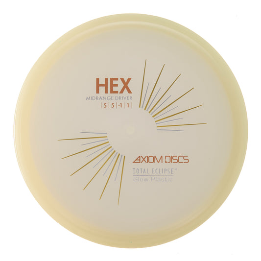 Axiom Hex - Total Eclipse Blue Core Yellow Rim 180g | Style 0006