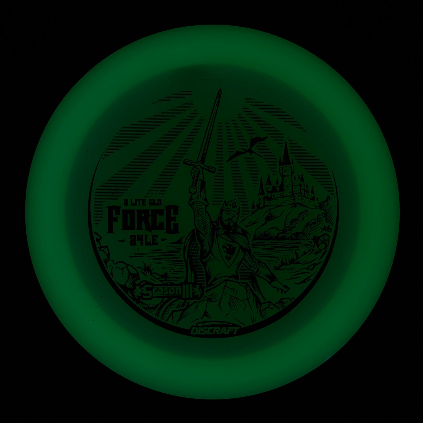 Discraft Force - Season 3 Ledgestone Z Lite Glo 168g | Style 0001