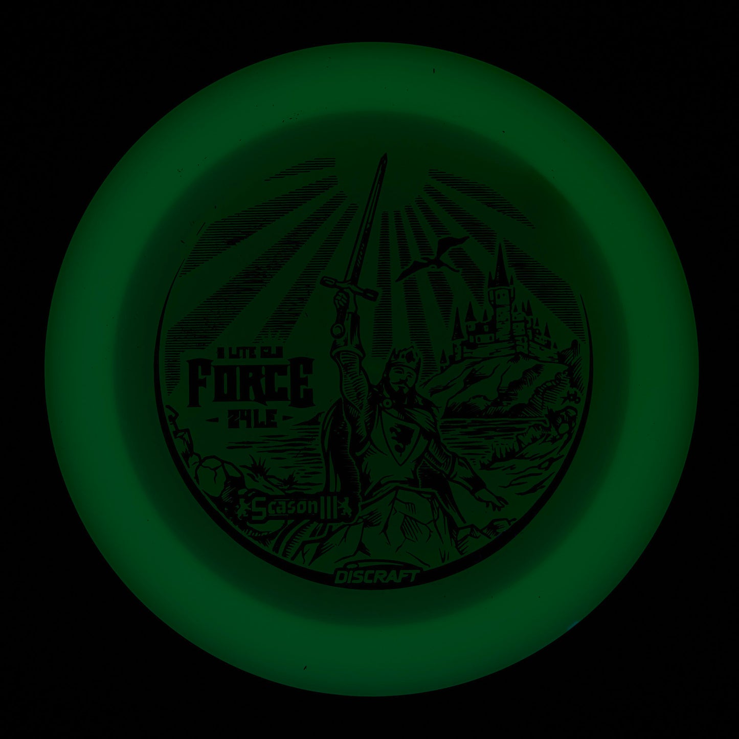 Discraft Force - Season 3 Ledgestone Z Lite Glo 168g | Style 0002