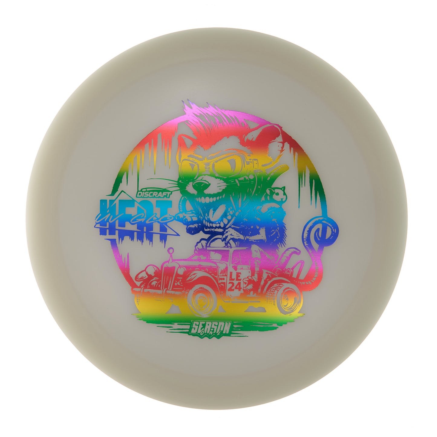 Discraft Heat - 2024 Ledgestone Season One UV Glo Z-Line 173g | Style 0004