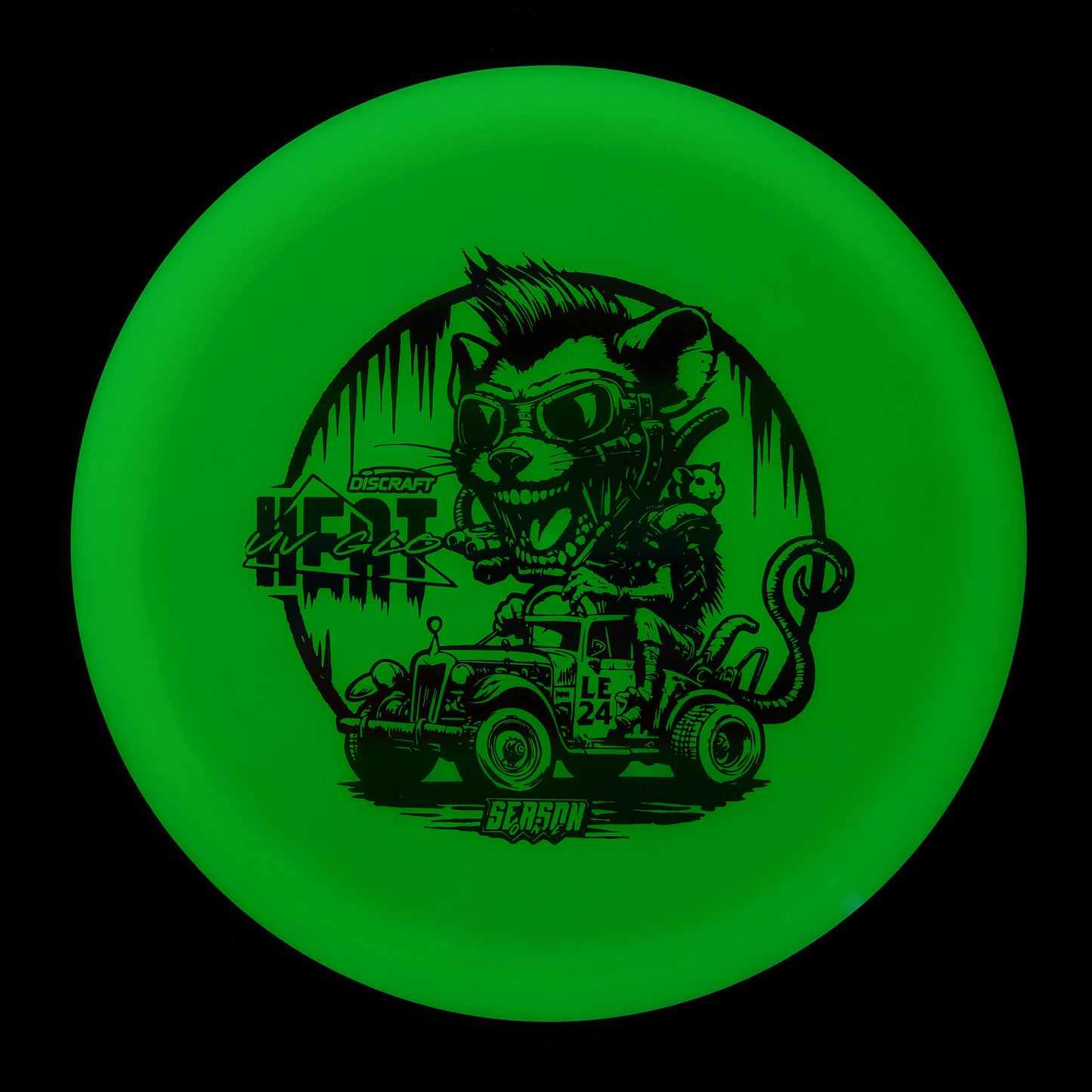 Discraft Heat - 2024 Ledgestone Season One UV Glo Z-Line 173g | Style 0004