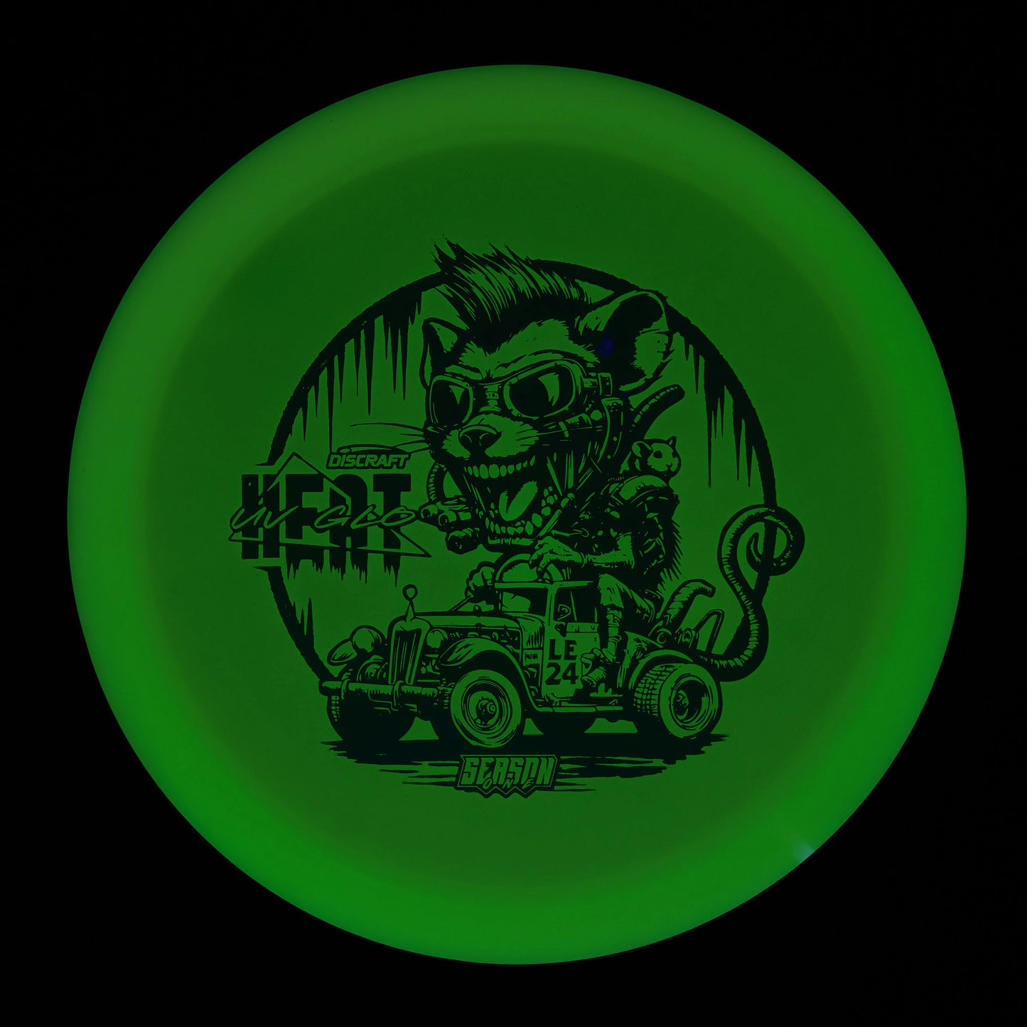 Discraft Heat - 2024 Ledgestone Season One UV Glo Z-Line 173g | Style 0005