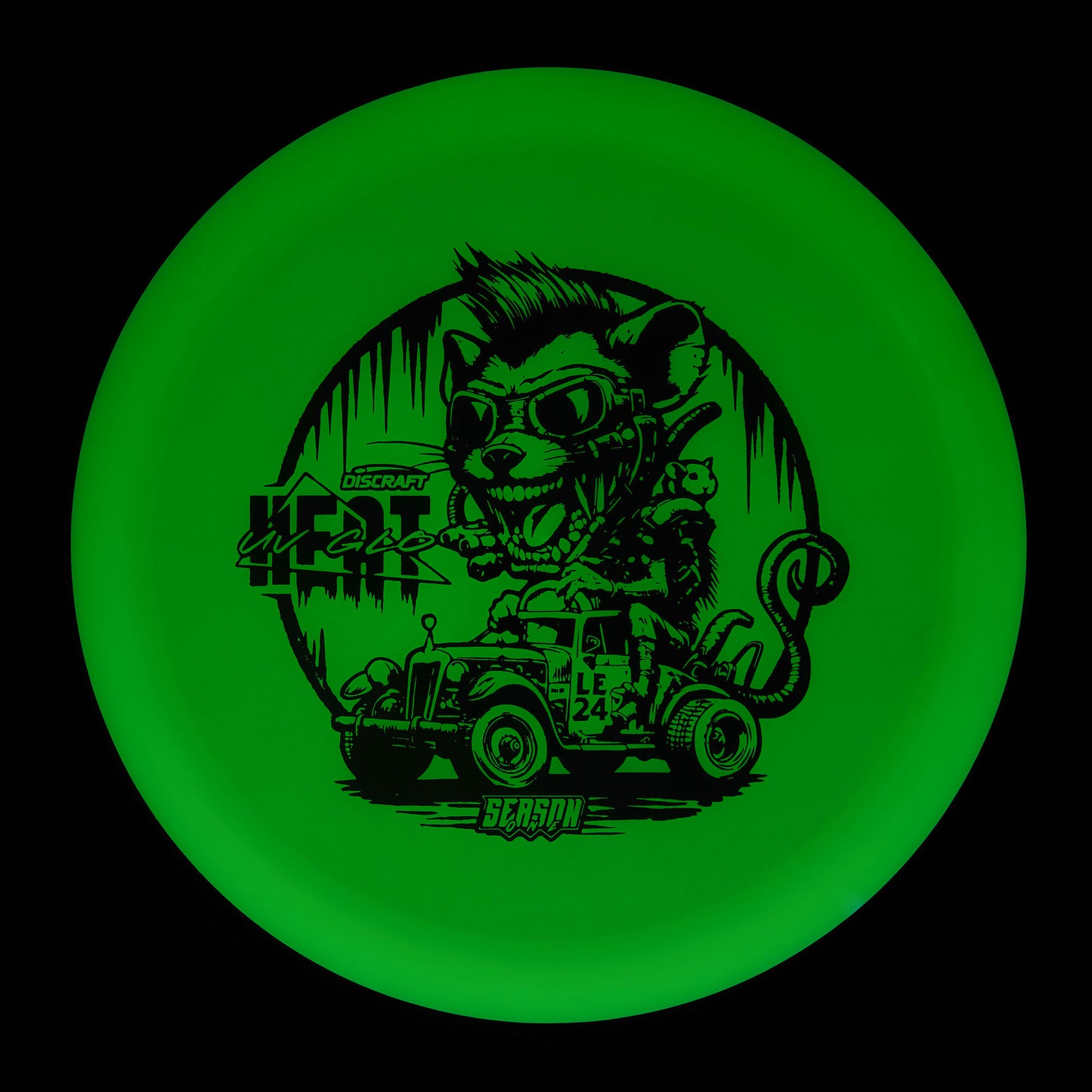 Discraft Heat - 2024 Ledgestone Season One UV Glo Z-Line 175g | Style 0010