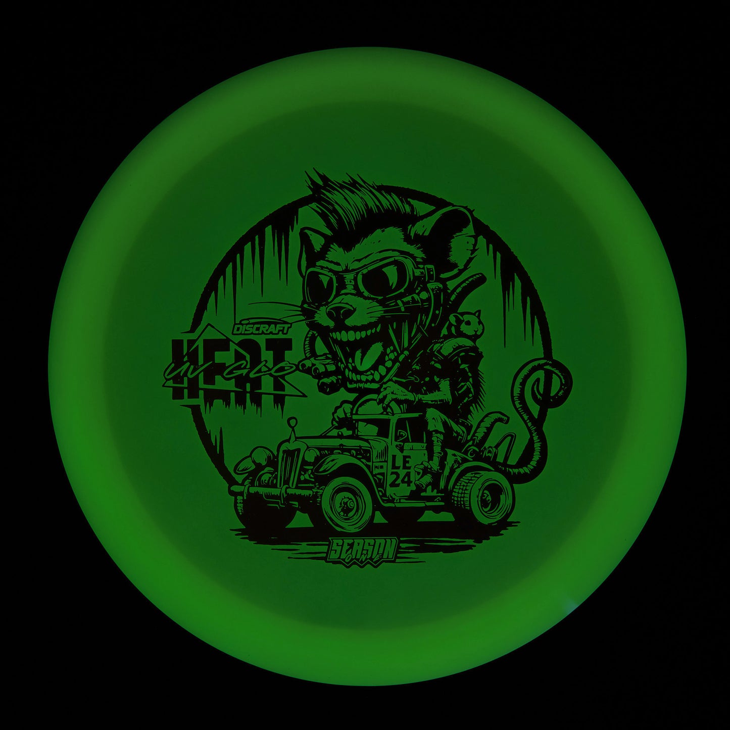 Discraft Heat - 2024 Ledgestone Season One UV Glo Z-Line 176g | Style 0005