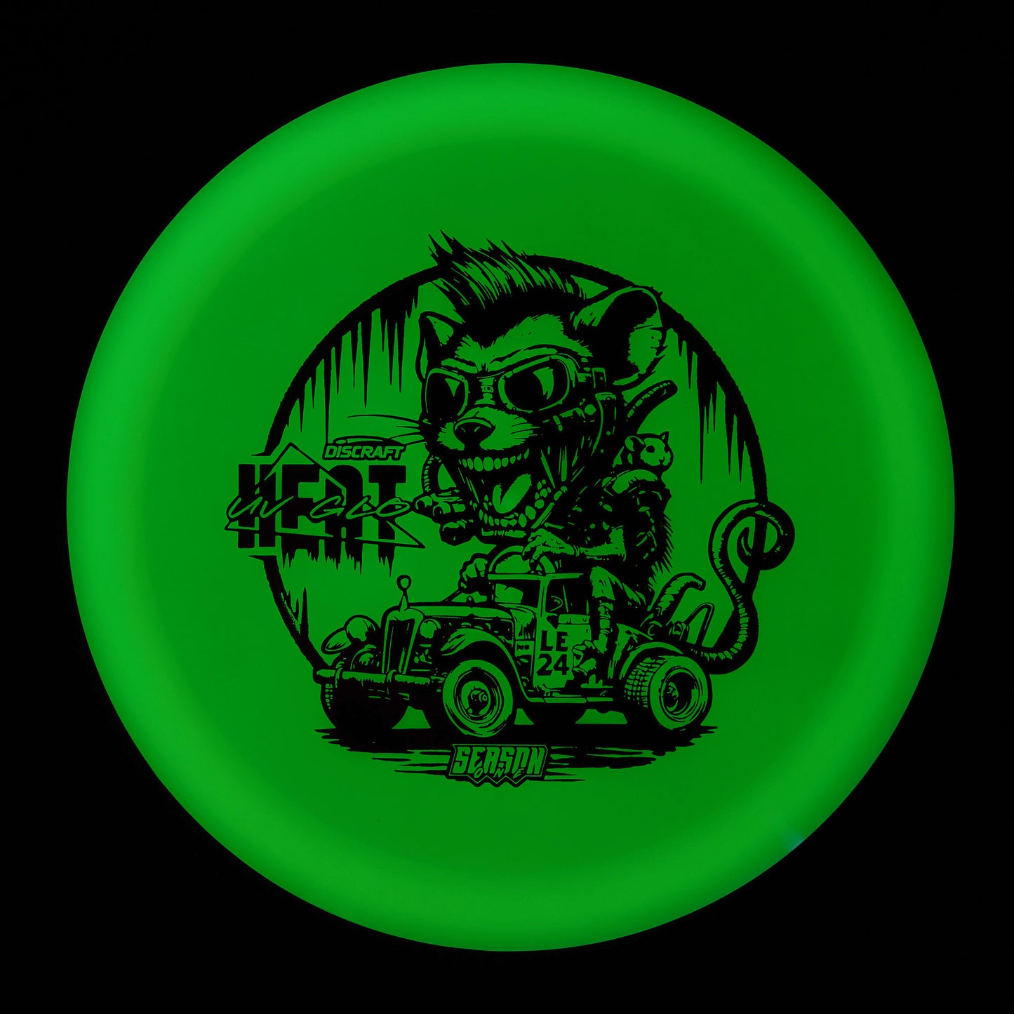 Discraft Heat - 2024 Ledgestone Season One UV Glo Z-Line 176g | Style 0006