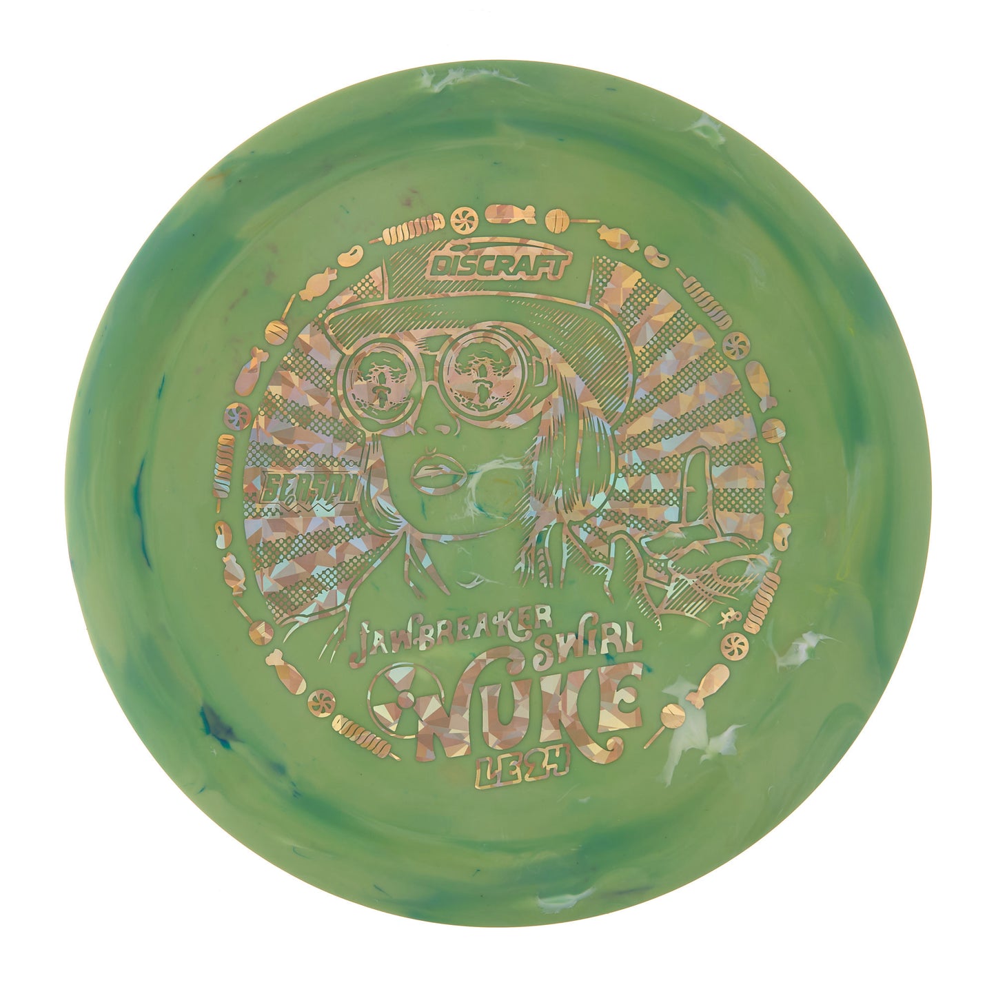 Discraft Nuke - 2024 Ledgestone Season One Jawbreaker Swirl 174g | Style 0001