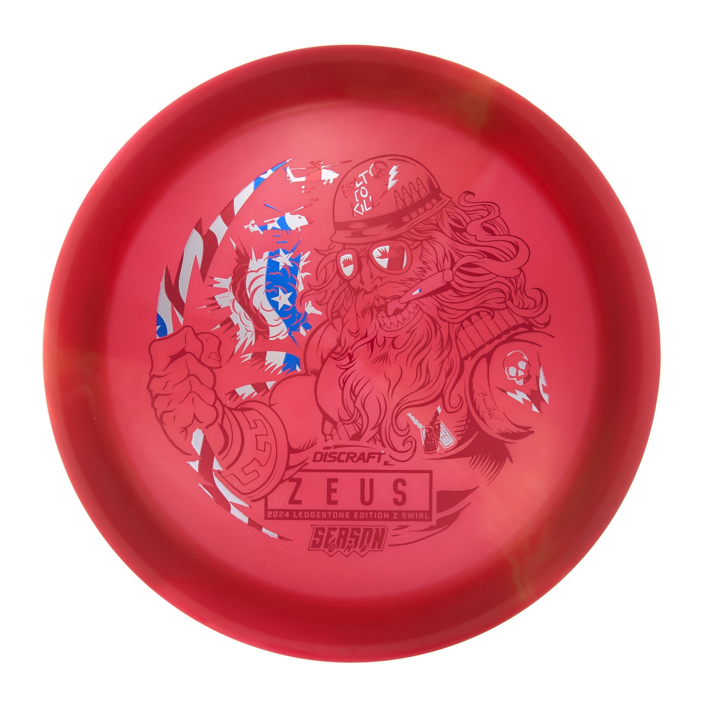 Discraft Zeus - 2024 Ledgestone Season One Z Swirl 173g | Style 0003