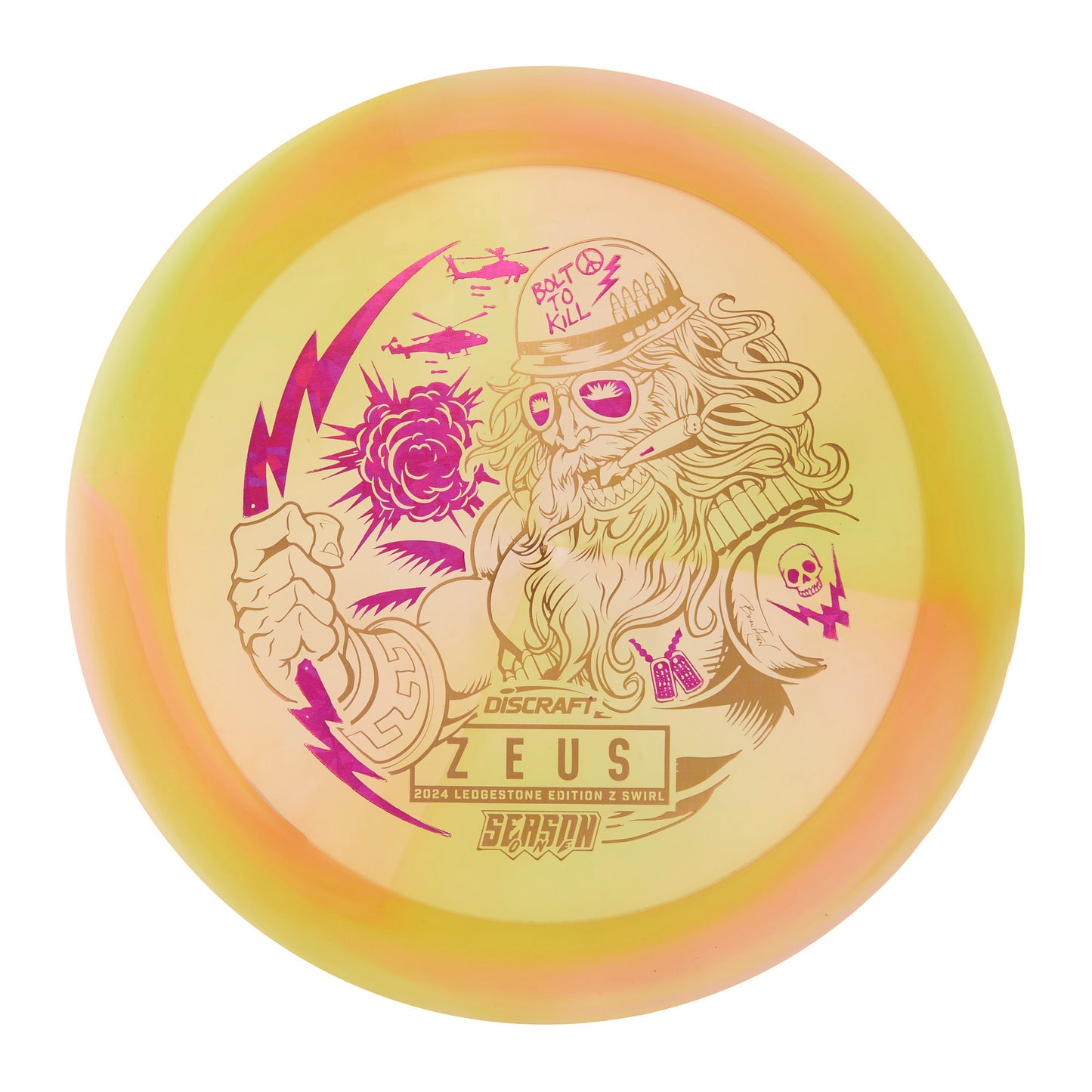 Discraft Zeus - 2024 Ledgestone Season One Z Swirl 174g | Style 0003