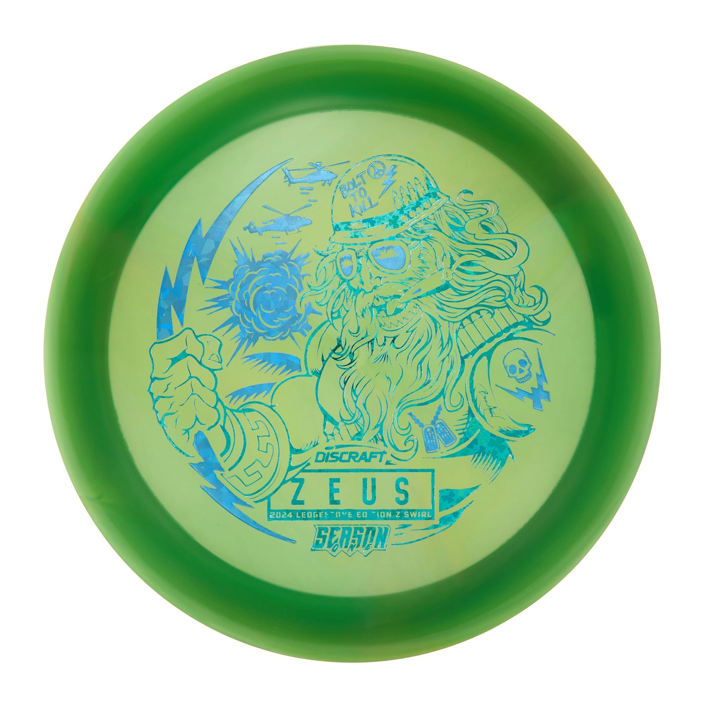 Discraft Zeus - 2024 Ledgestone Season One Z Swirl 175g | Style 0004