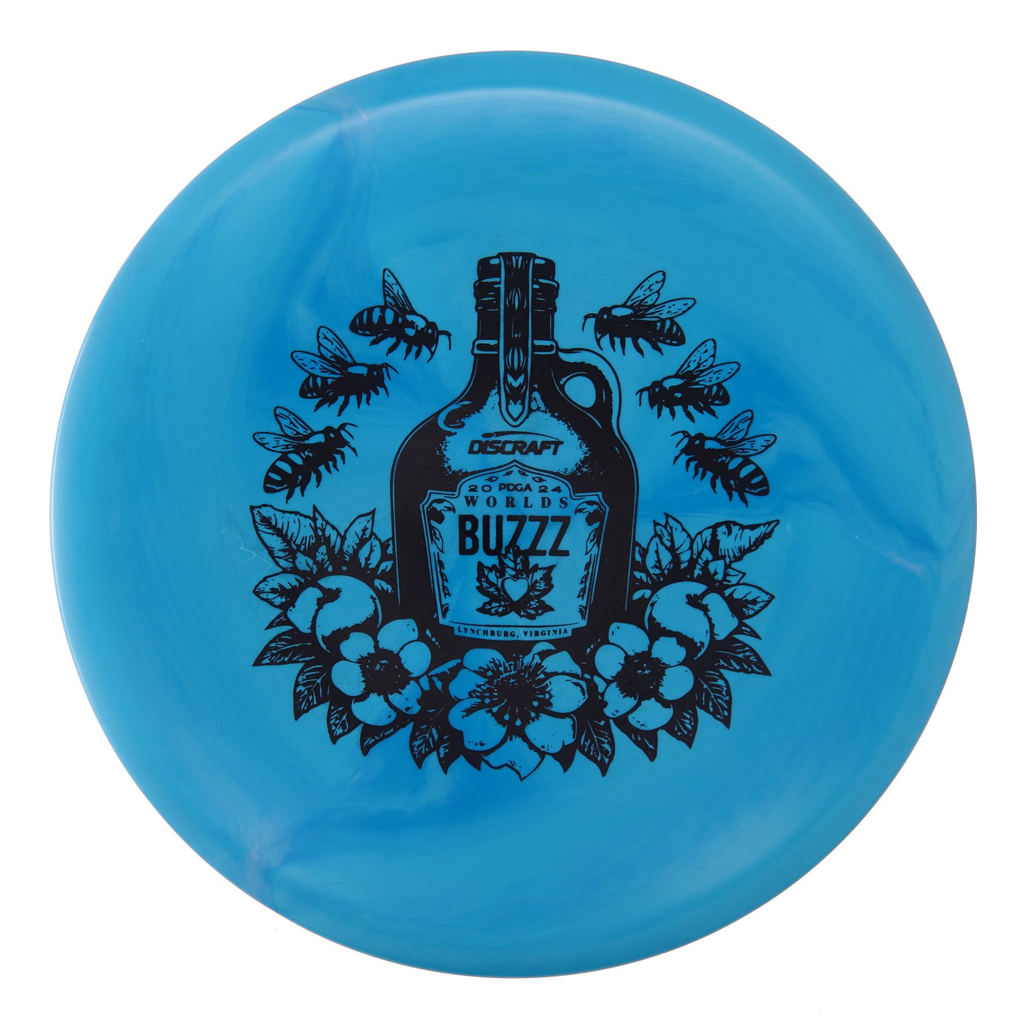 Discraft Buzzz - 2024 World Championship ESP Swirl 176g | Style 0029