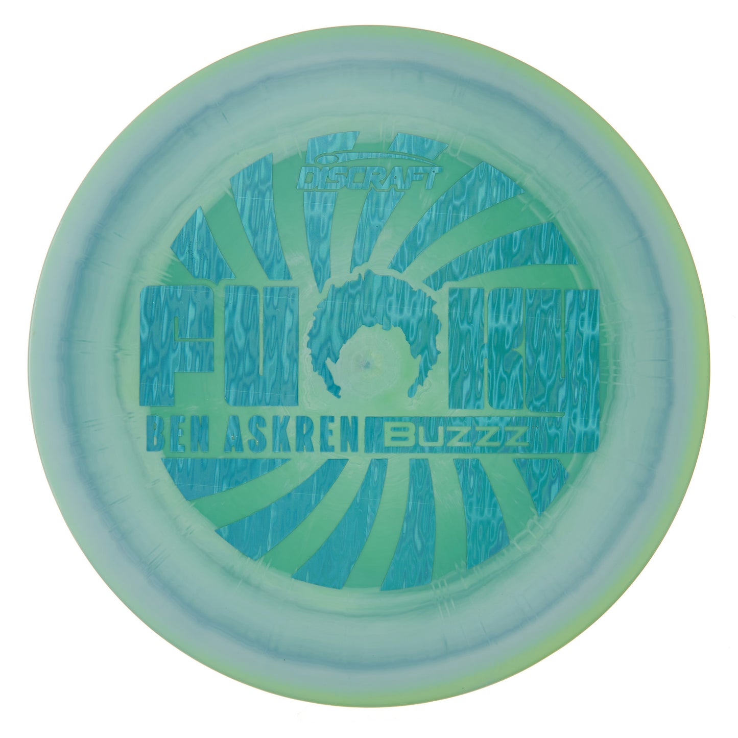 Discraft Buzzz - Ben Askren Funky Stamp ESP Swirl 177g | Style 0023