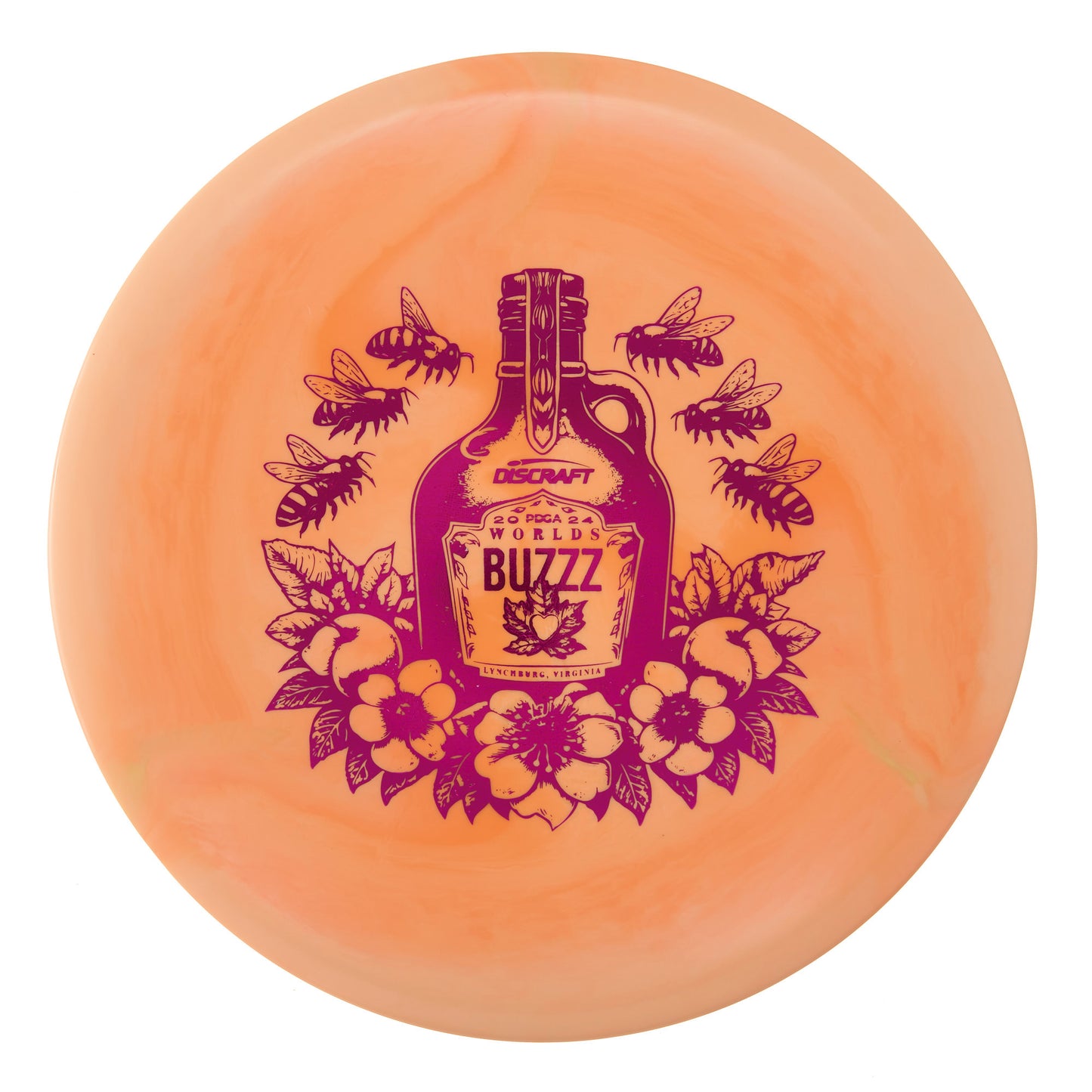 Discraft Buzzz - 2024 World Championship ESP Swirl 180g | Style 0046