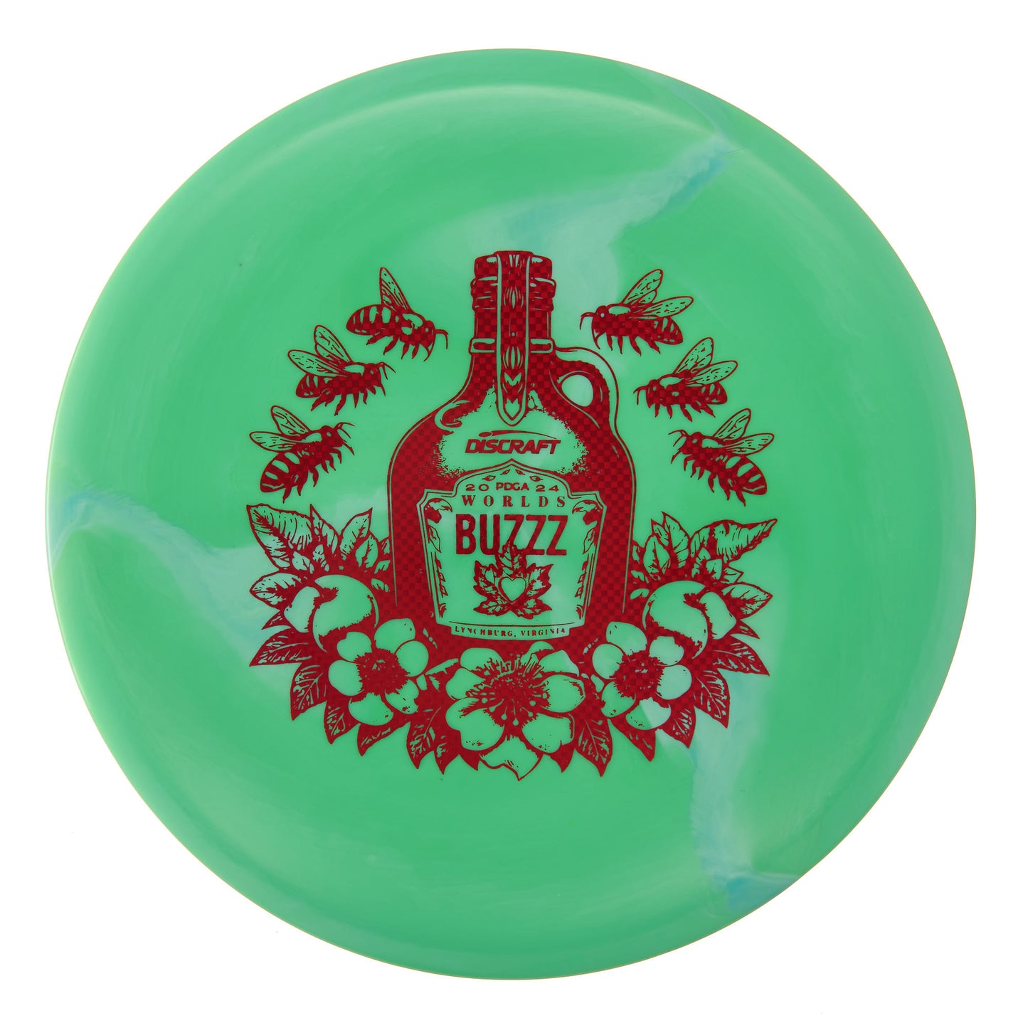 Discraft Buzzz - 2024 World Championship ESP Swirl 180g | Style 0049