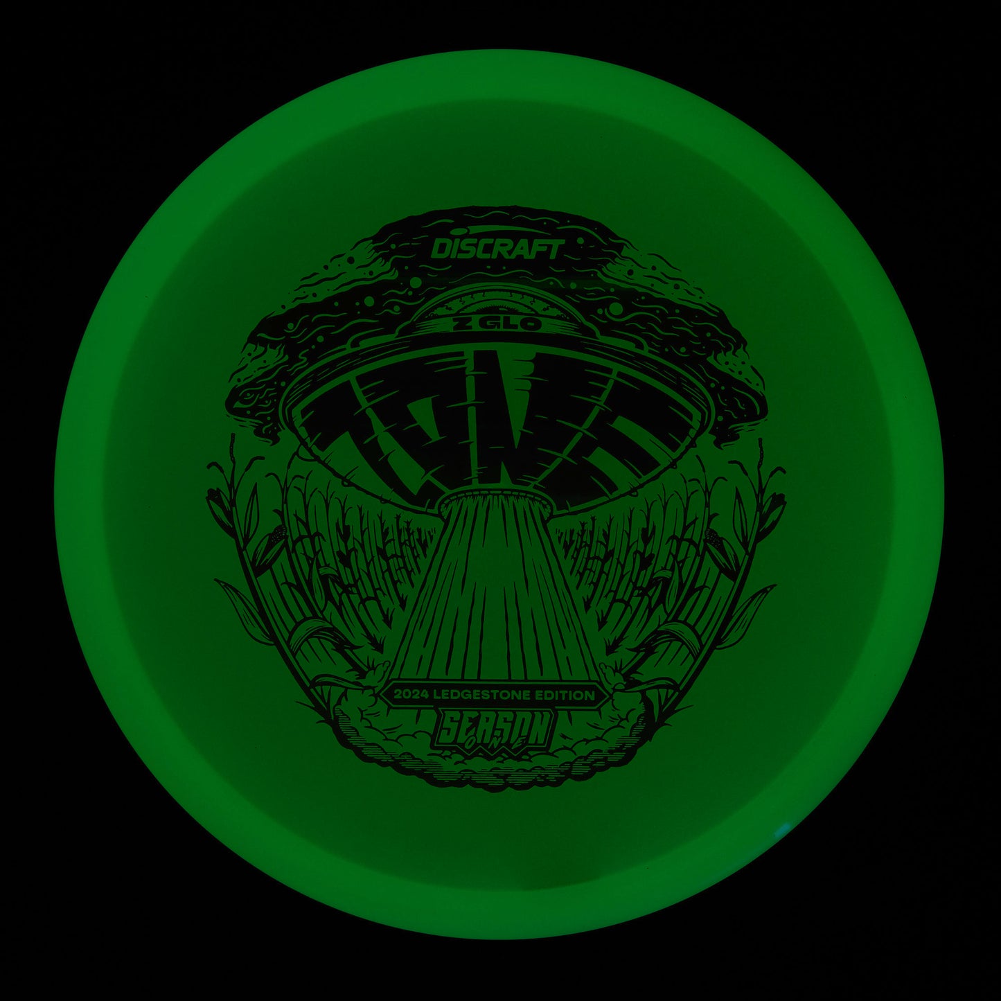 Discraft Zone - 2024 Ledgestone Season One Z Glo 172g | Style 0004