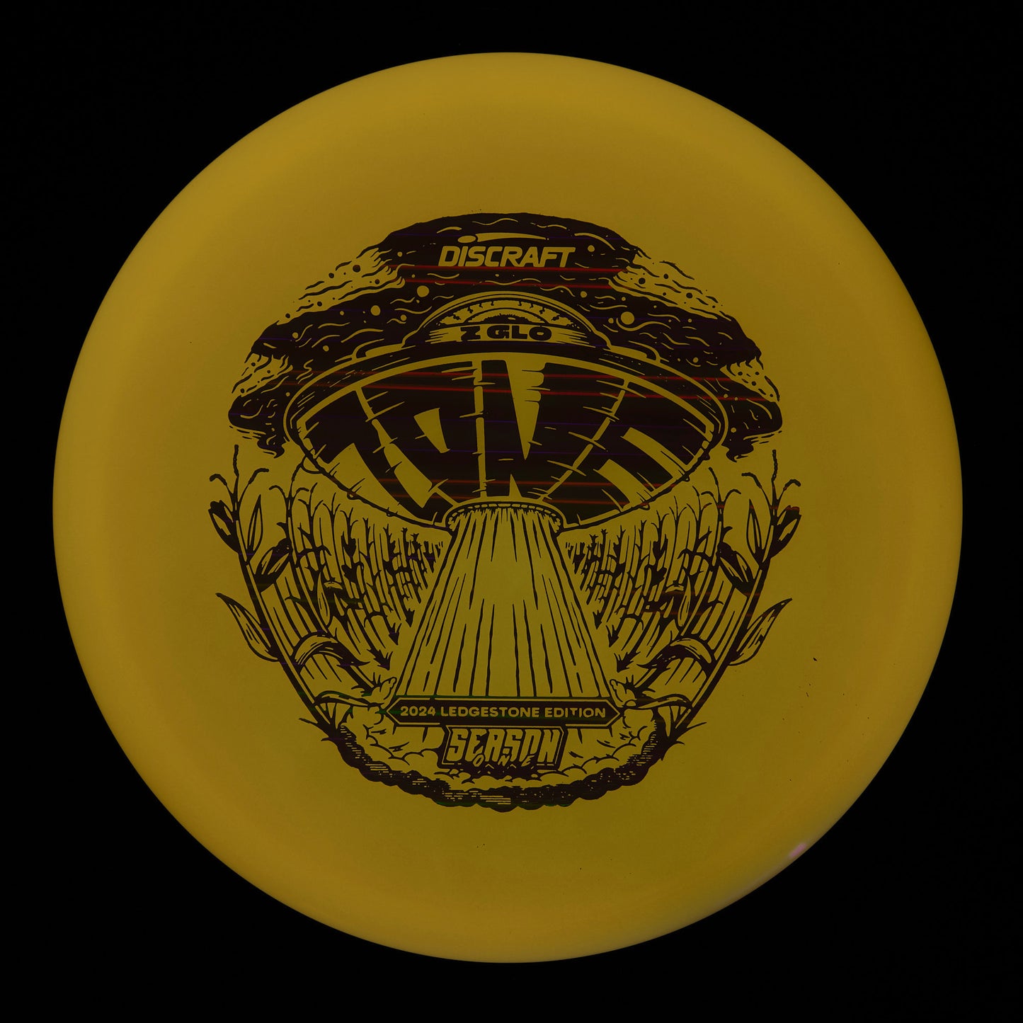 Discraft Zone - 2024 Ledgestone Season One Z Glo 174g | Style 0012