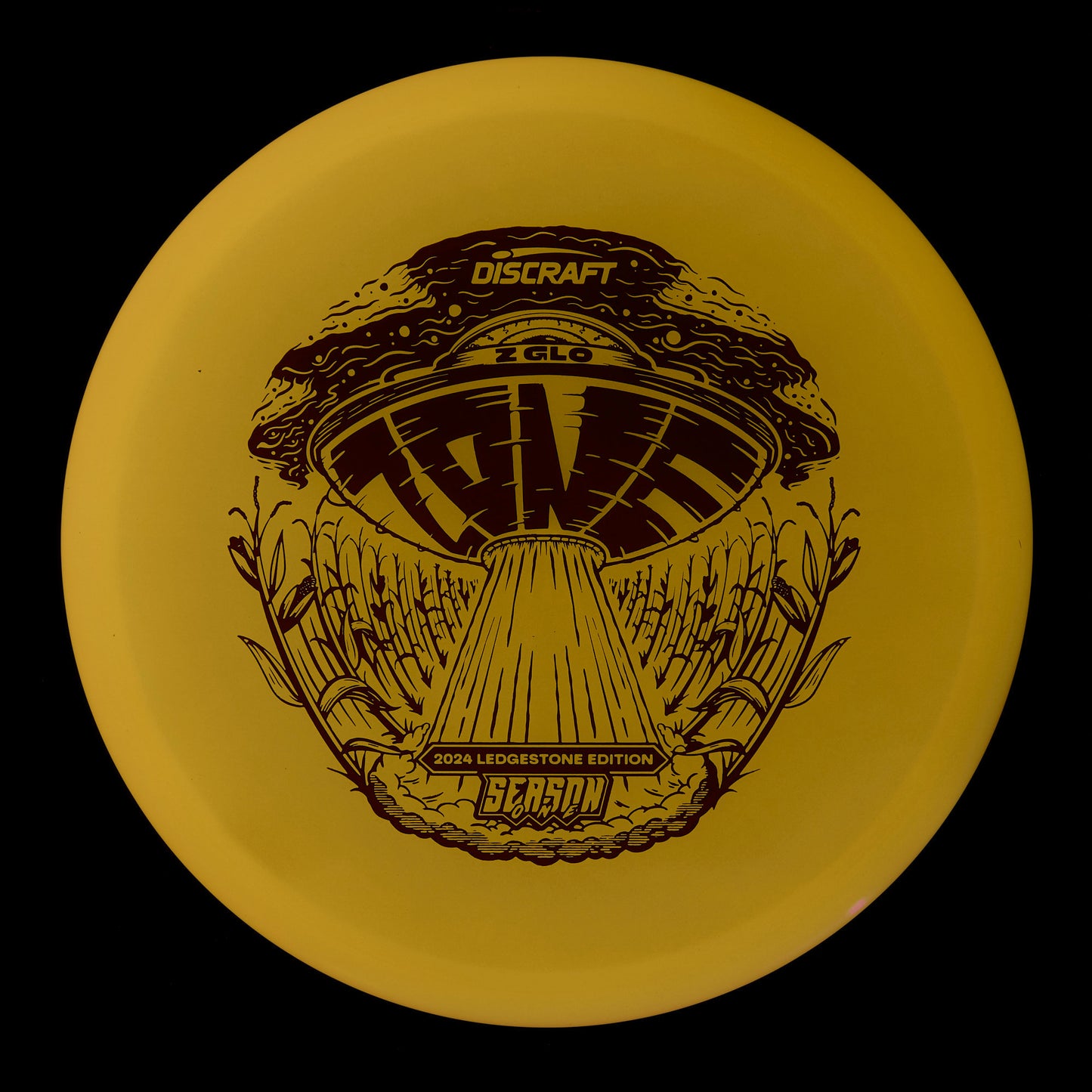 Discraft Zone - 2024 Ledgestone Season One Z Glo 176g | Style 0019