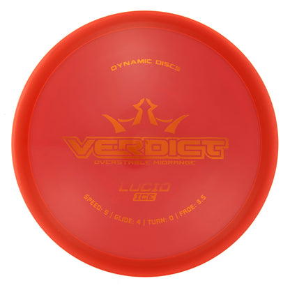 Dynamic Discs Verdict - Lucid Ice 176g | Style 0001