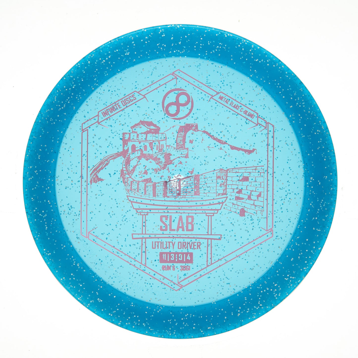 Infinite Discs Slab - Metal Flake C-Blend 175g | Style 0002