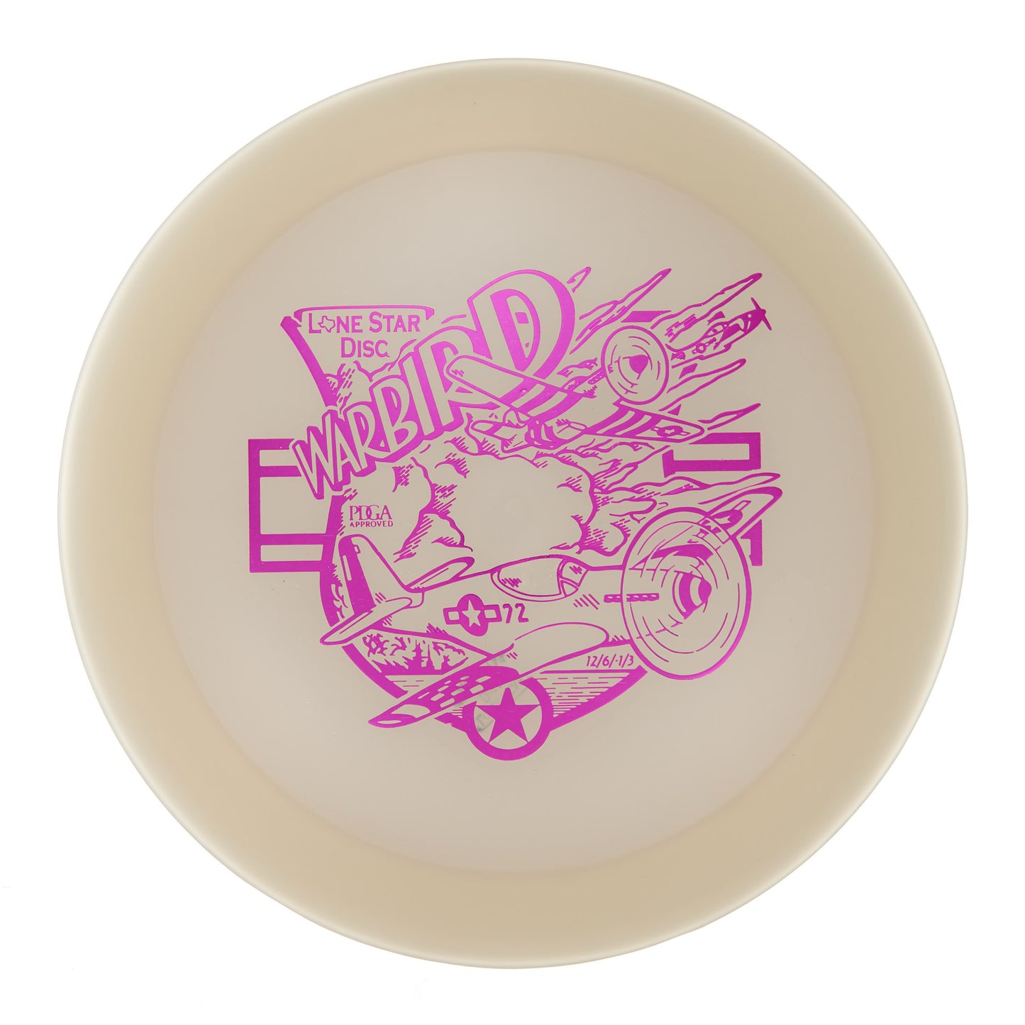 Lone Star Disc Warbird - Artist Series 3-Plane Glow 175g | Style 0001