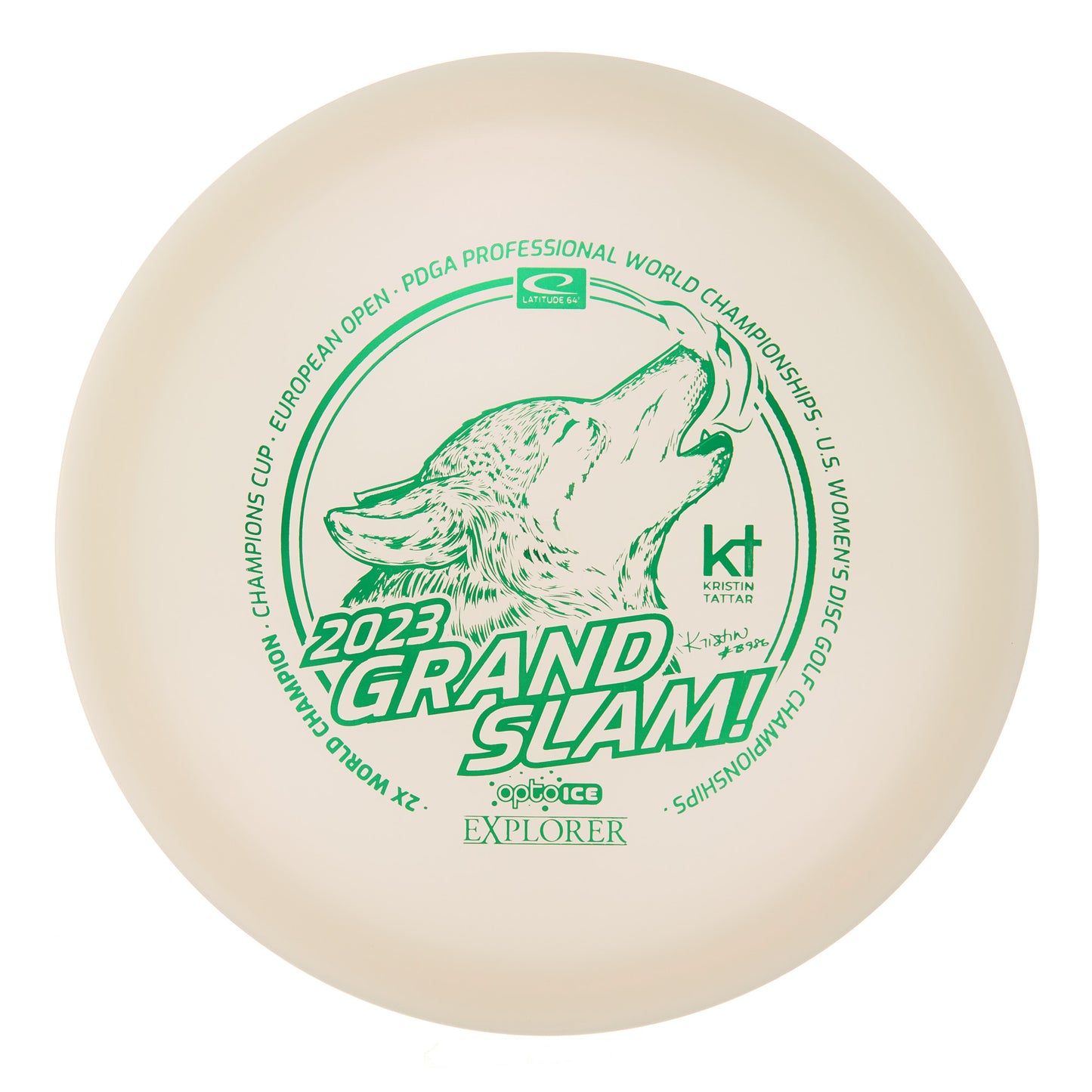 Latitude 64 Explorer - 2023 Kristin Tattar Grand Slam Opto Ice Glimmer 174g | Style 0006