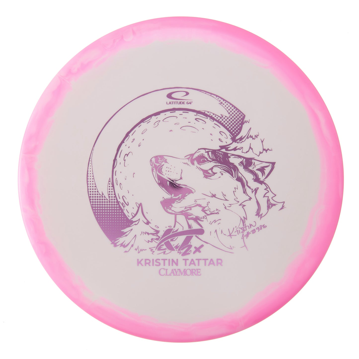 Latitude 64 Claymore - Kristin Tattar 2024 Team Series Gold Orbit 179g | Style 0019