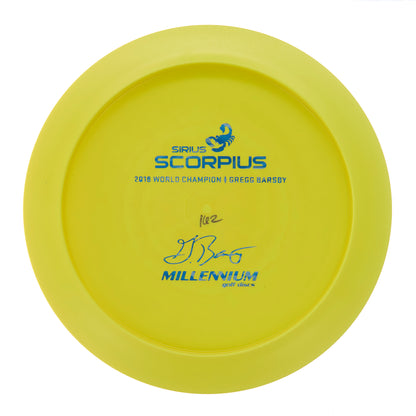 Millennium Scorpius - Gregg Barsby 2018 World Champ Bottom Stamp Sirius 164g | Style 0001