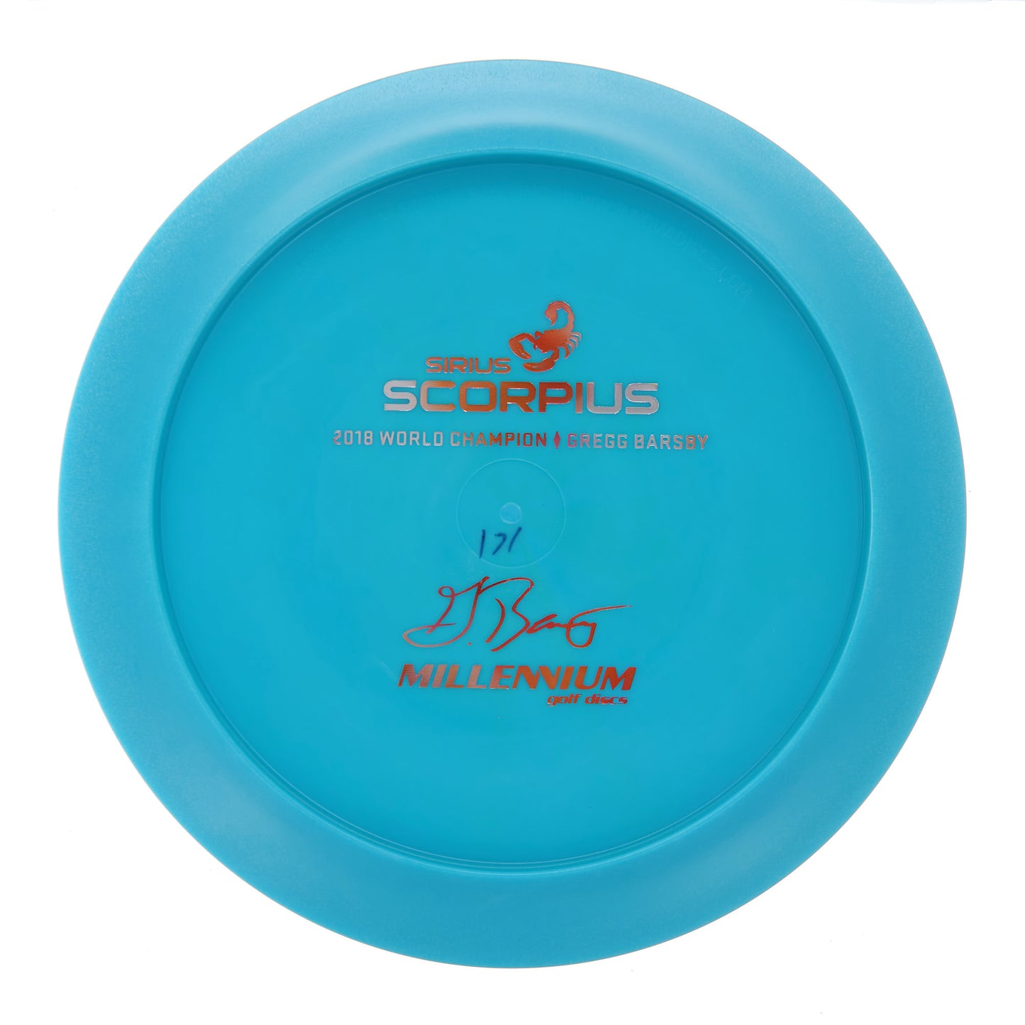 Millennium Scorpius - Gregg Barsby 2018 World Champ Bottom Stamp Sirius 173g | Style 0003