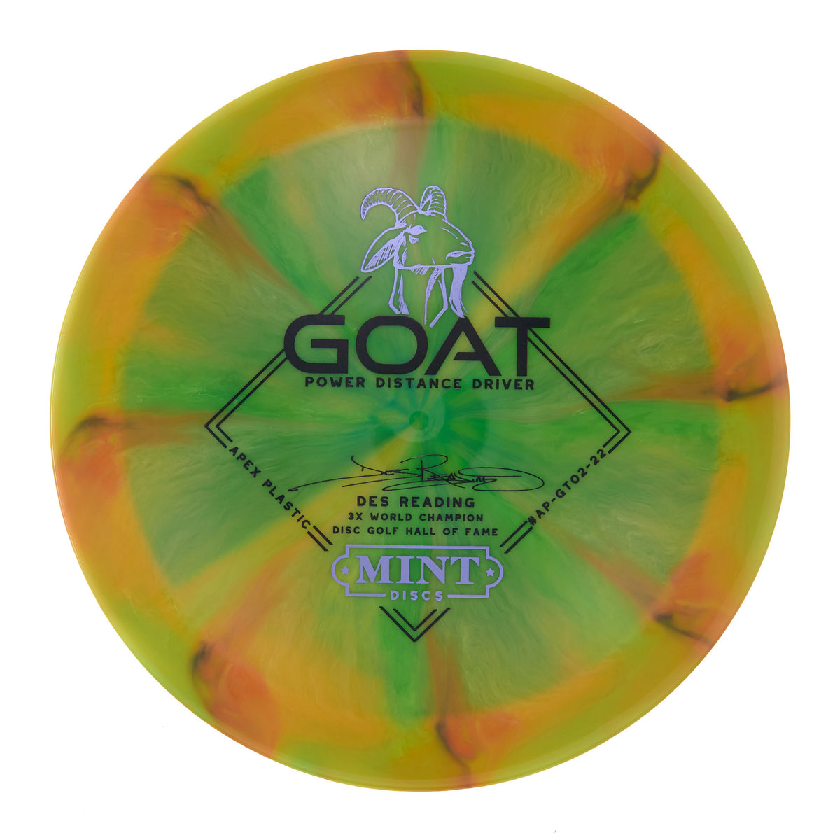 Mint Discs Goat - Des Reading 3X World Champion Swirly Apex 175g | Sty ...