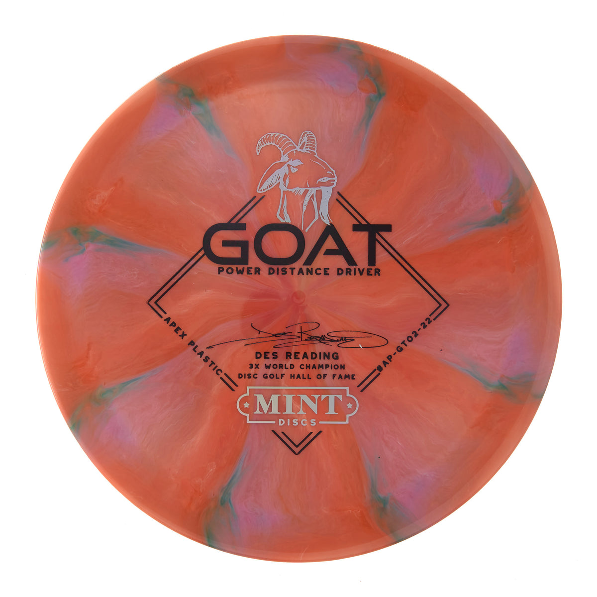 Mint Discs Goat - Des Reading 3X World Champion Swirly Apex 175g | Sty ...