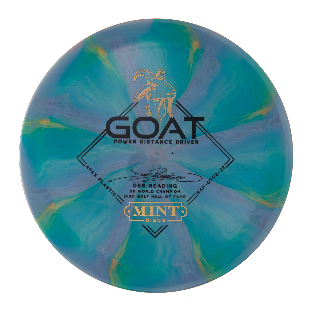 Mint Discs Goat - Des Reading 3X World Champion Swirly Apex 175g | Sty ...