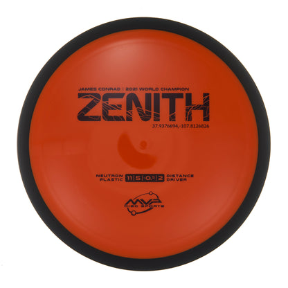 MVP Zenith - James Conrad Neutron 167g | Style 0002