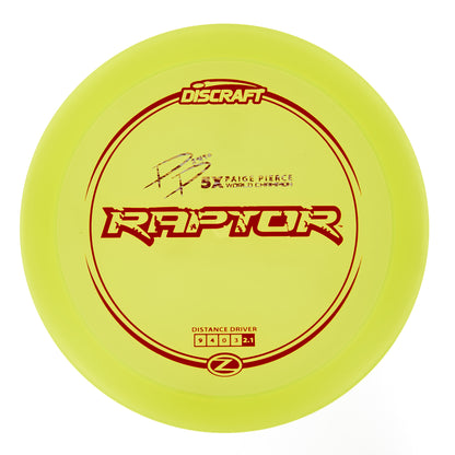 Discraft Raptor - Paige Pierce 5X World Champion Z Line 173g | Style 0005