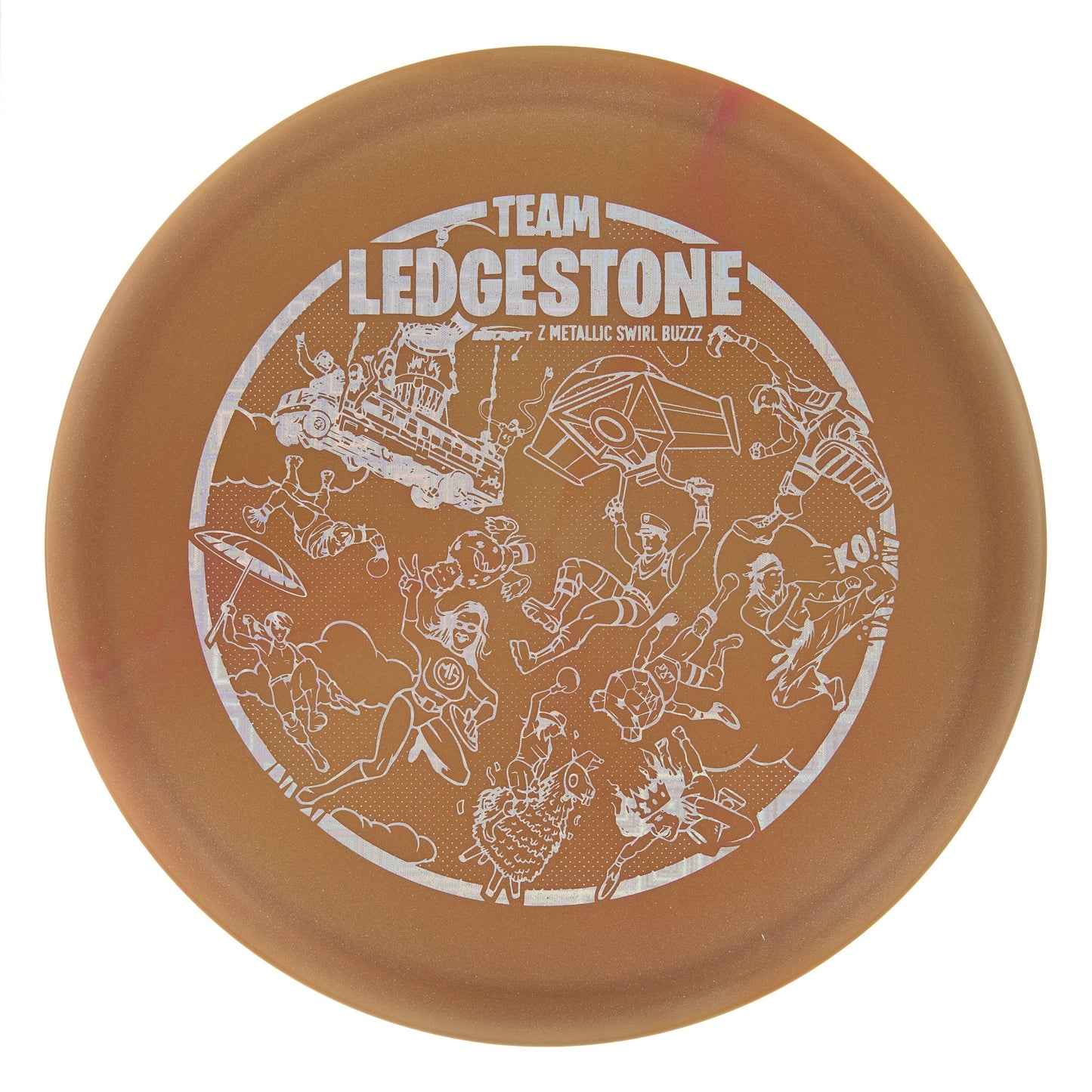 Discraft Buzzz - 2023 Ledgestone Fortnite Edition Z Metallic Swirl 180g | Style 0016