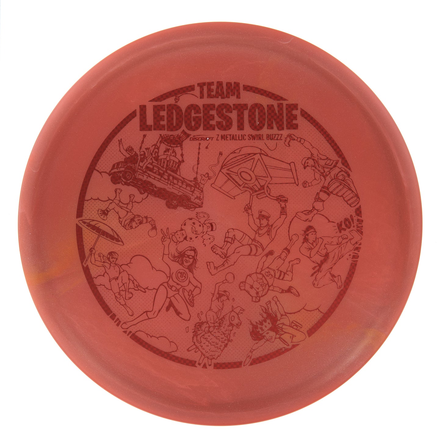 Discraft Buzzz - 2023 Ledgestone Fortnite Edition Z Metallic Swirl 180g | Style 0020