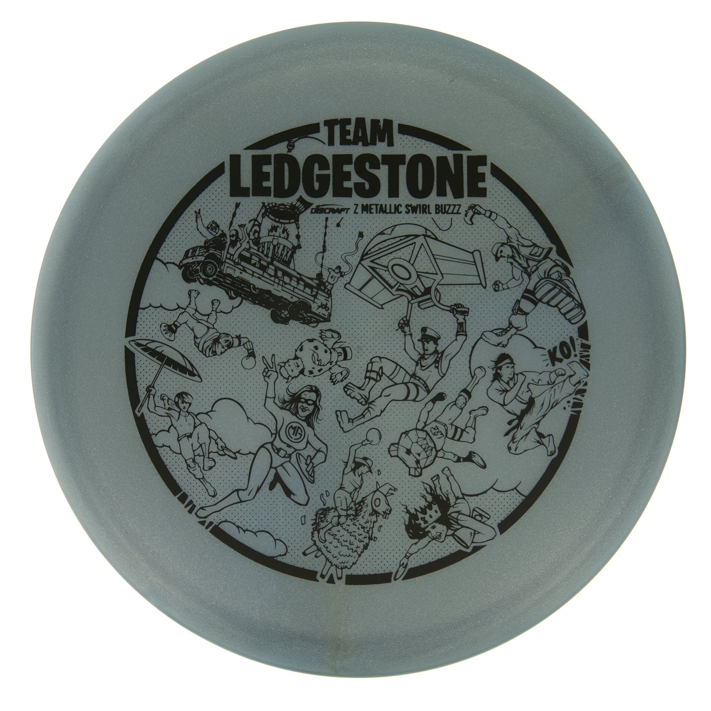 Discraft Buzzz - 2023 Ledgestone Fortnite Edition Z Metallic Swirl 180g | Style 0040