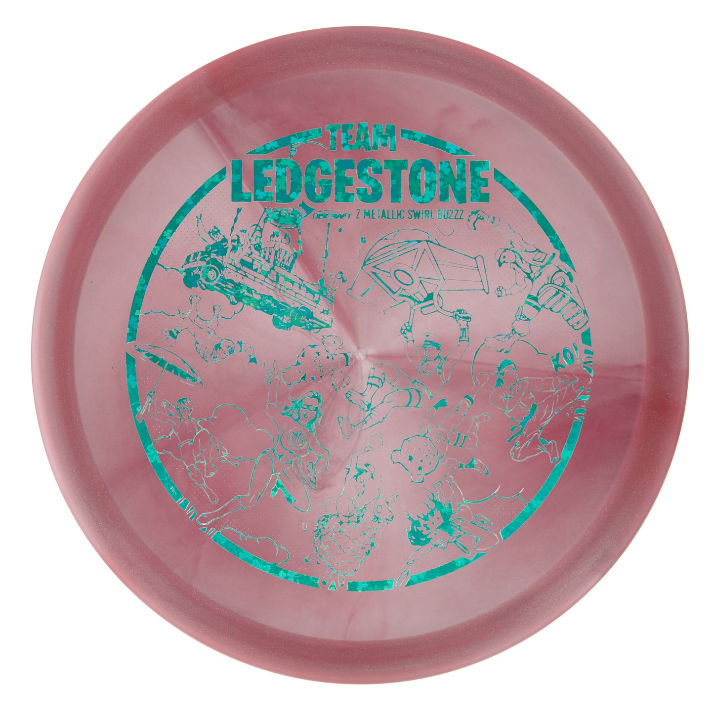 Discraft Buzzz - 2023 Ledgestone Fortnite Edition Z Metallic Swirl 181g | Style 0011