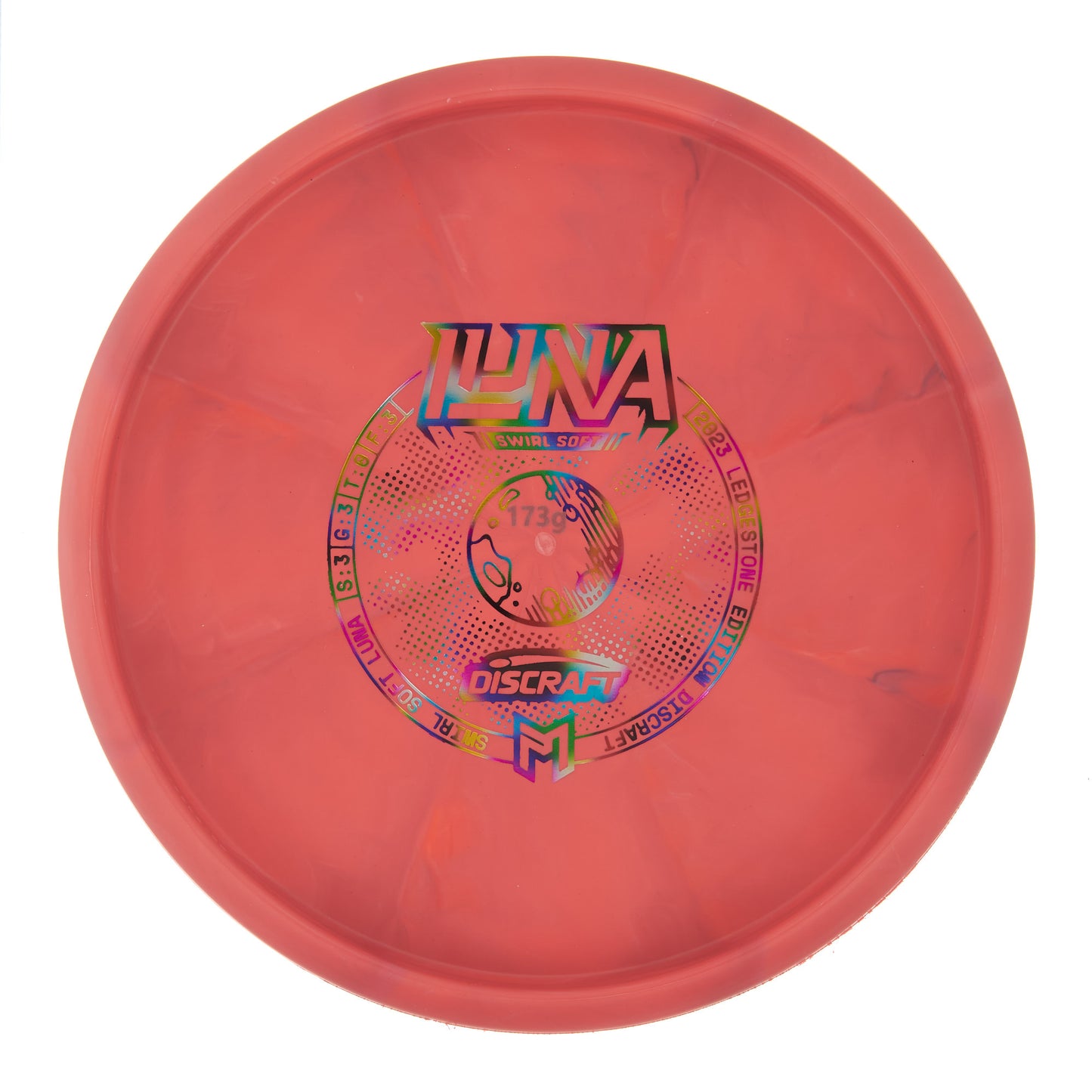 Discraft Luna - Bottom Stamp Putter Line Swirl Soft 174g | Style 0002