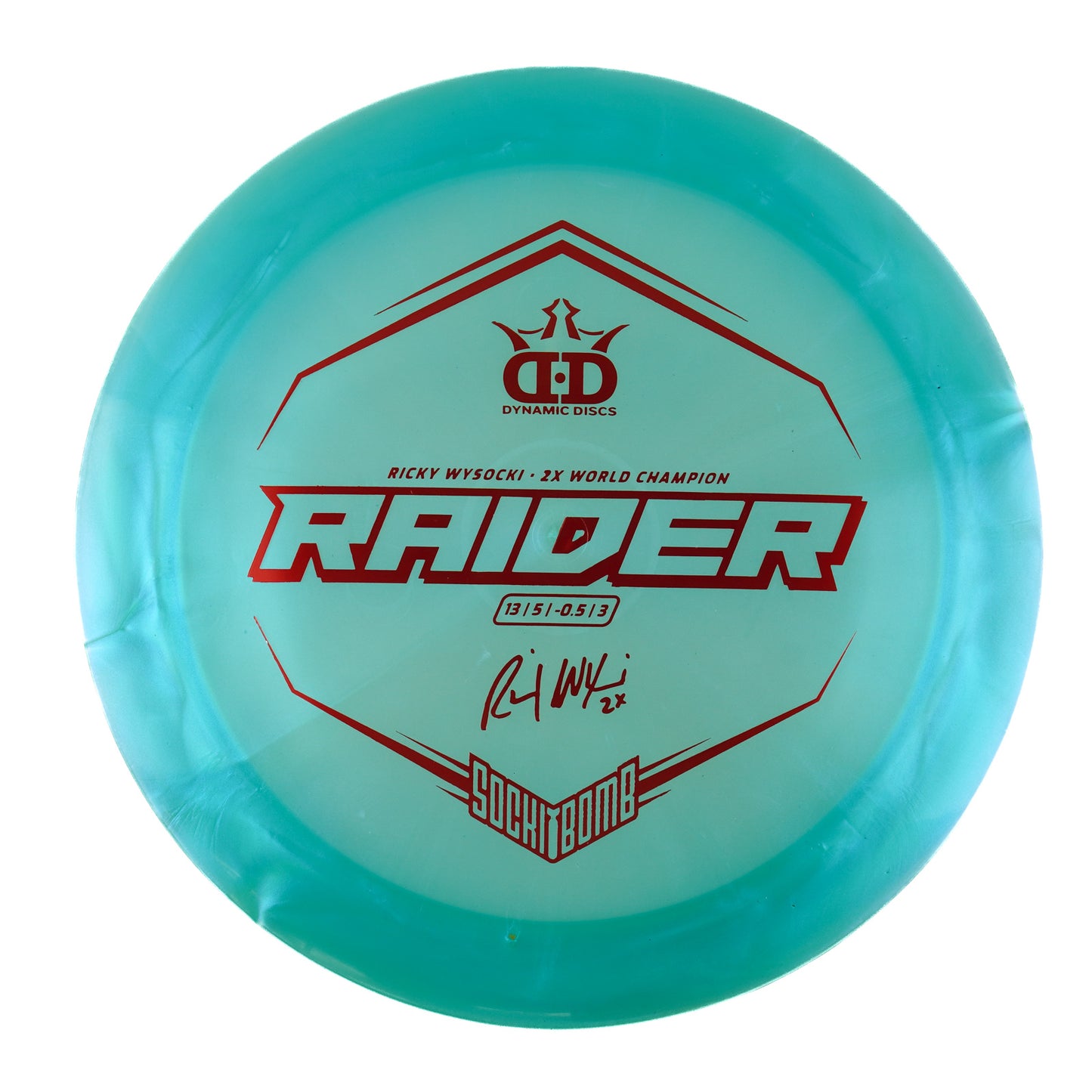 Dynamic Discs Raider - Sockibomb Lucid-X Chameleon 174g | Style 0001