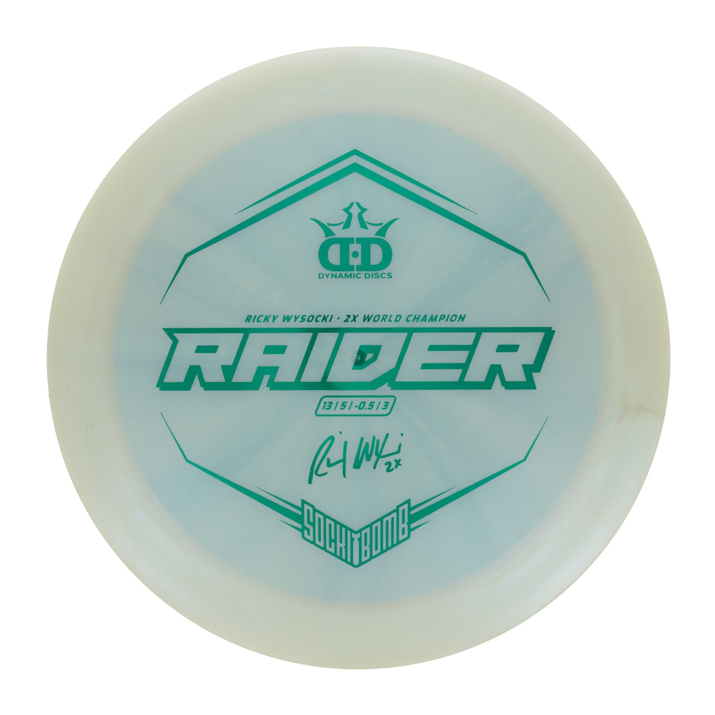 Dynamic Discs Raider - Sockibomb Lucid-X Chameleon 175g | Style 0001