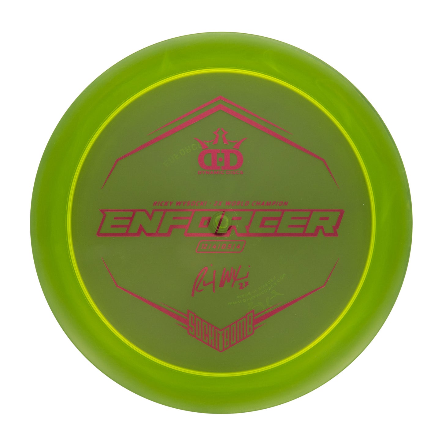 Dynamic Discs Enforcer - Ricky Wysocki Sockibomb Lucid-X 175g | Style 0001