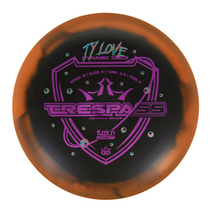 Dynamic Discs Trespass - 2023 Ty Love Team Series Fuzion Orbit 175g | Style 0001