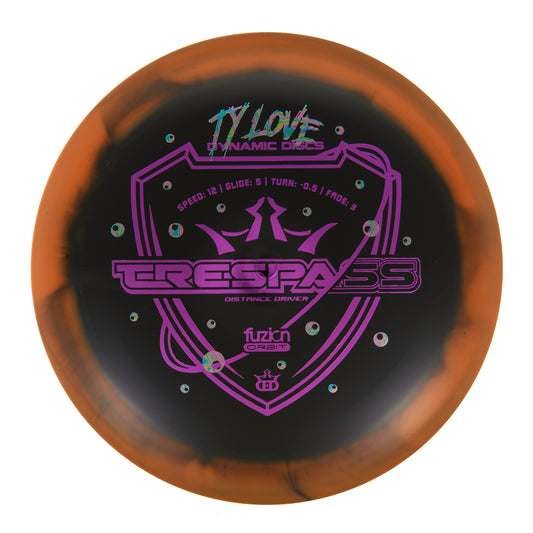 Dynamic Discs Trespass - 2023 Ty Love Team Series Fuzion Orbit 175g | Style 0001